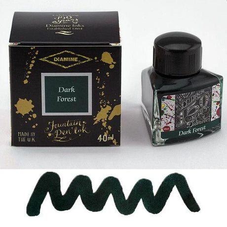 Diamine 150th Anniversary Ink - Dark Forest - Pure Pens