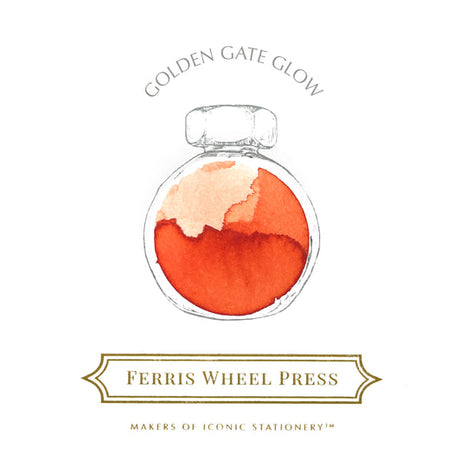 Ferris Wheel Press 38ml Ink - Golden Gate Glow